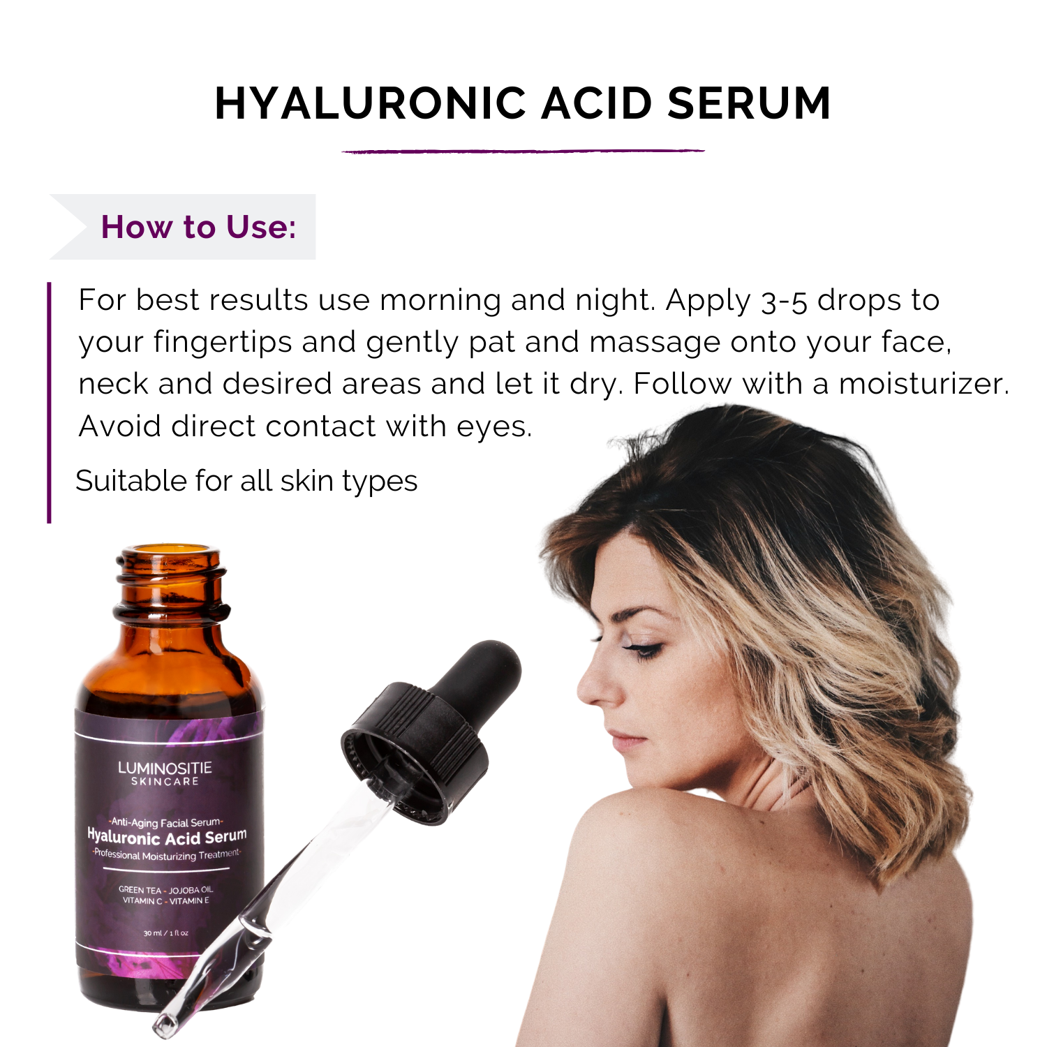 Hyaluronic Acid Serum - Luminositie
